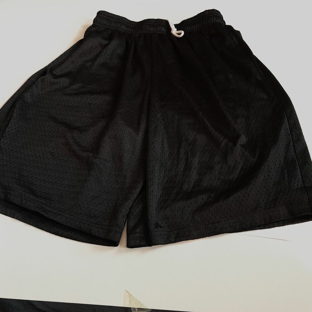BCG Running Shorts Men’s Medium Black Elastic Waist Drawstring Lightweight
